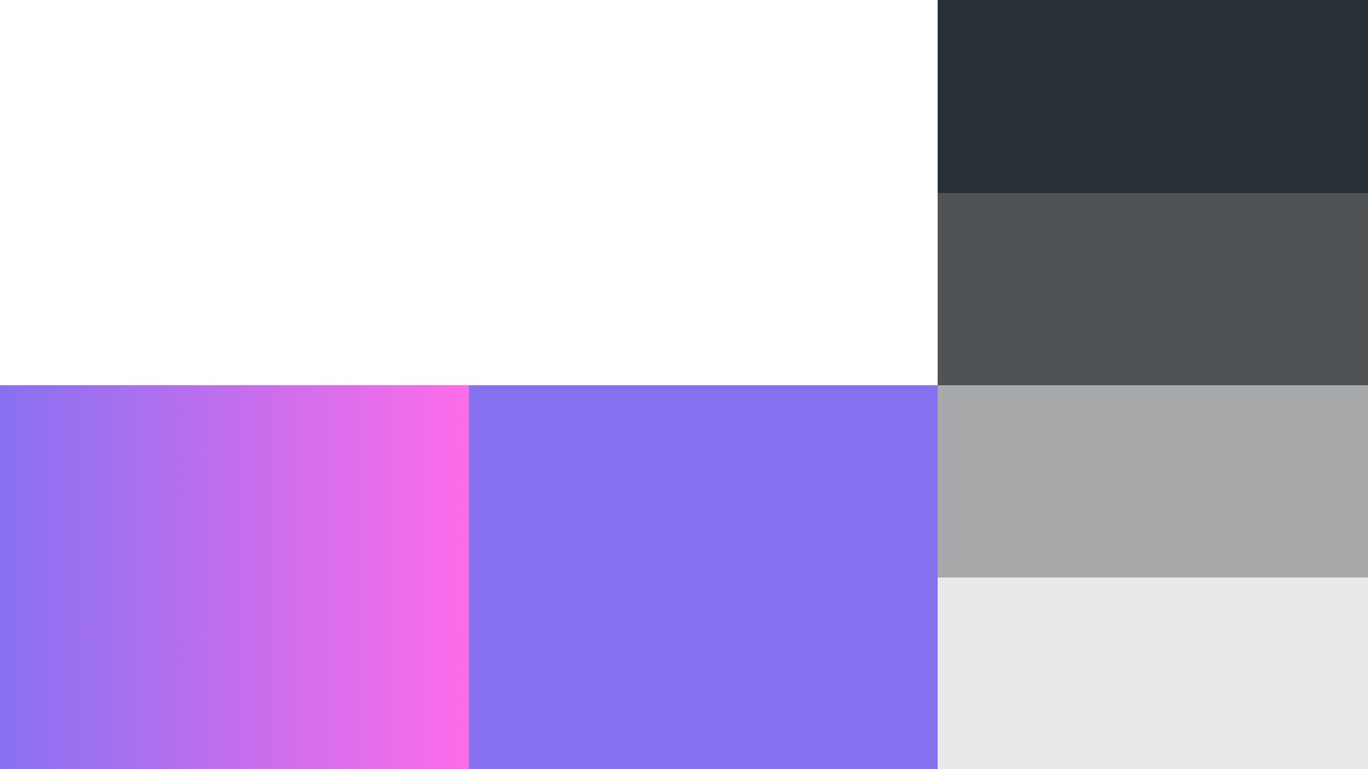 Creator Collective's color palette: a purple-to-pink gradient alongside a black-and-white neutral scale.
